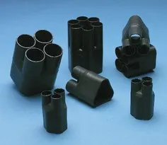 3M™ Heat Shrinkable Cable Breakout Boot HDBB-345-1-250: black, 3-way
outlet, 1/case