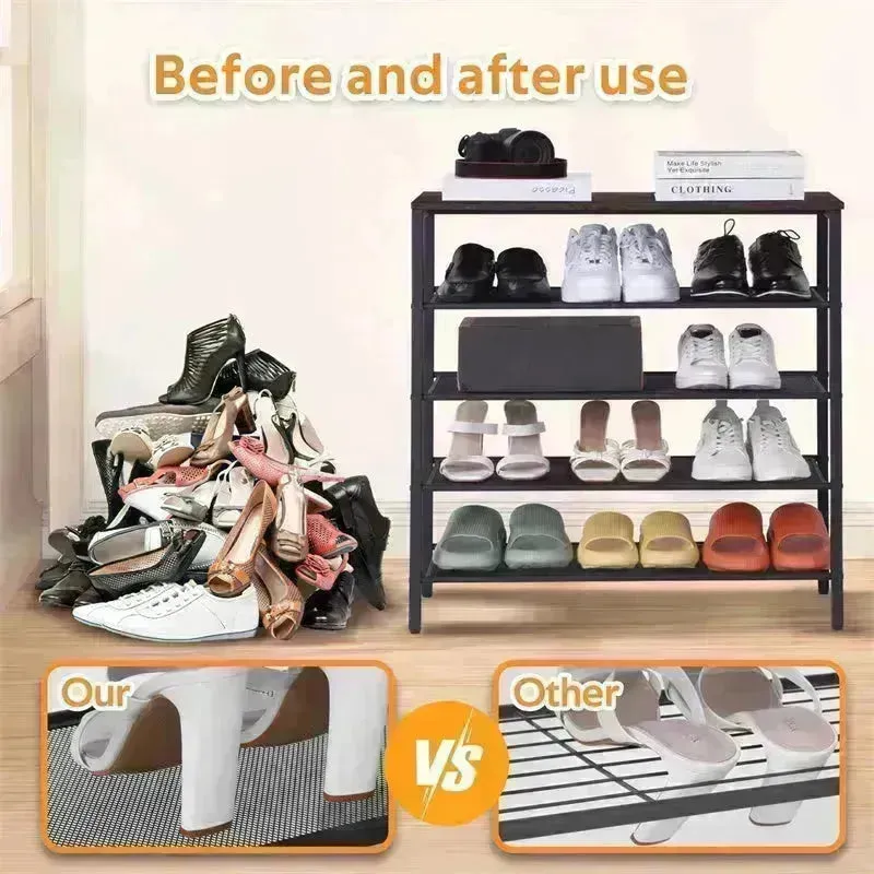 4-tier Shoe rack for entryway