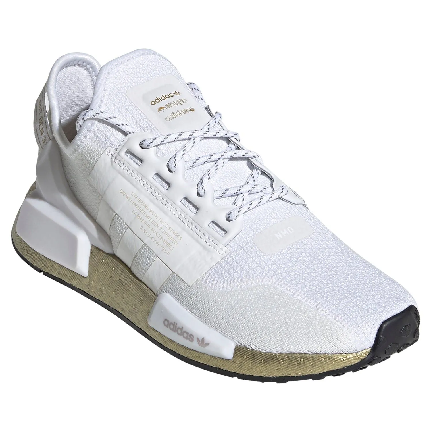 adidas Originals Womens NMD_R1 V2 Shoes - Cloud White / Gold