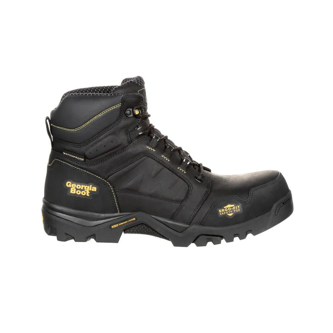 Amplitude Composite Toe Waterproof Work Boot Black