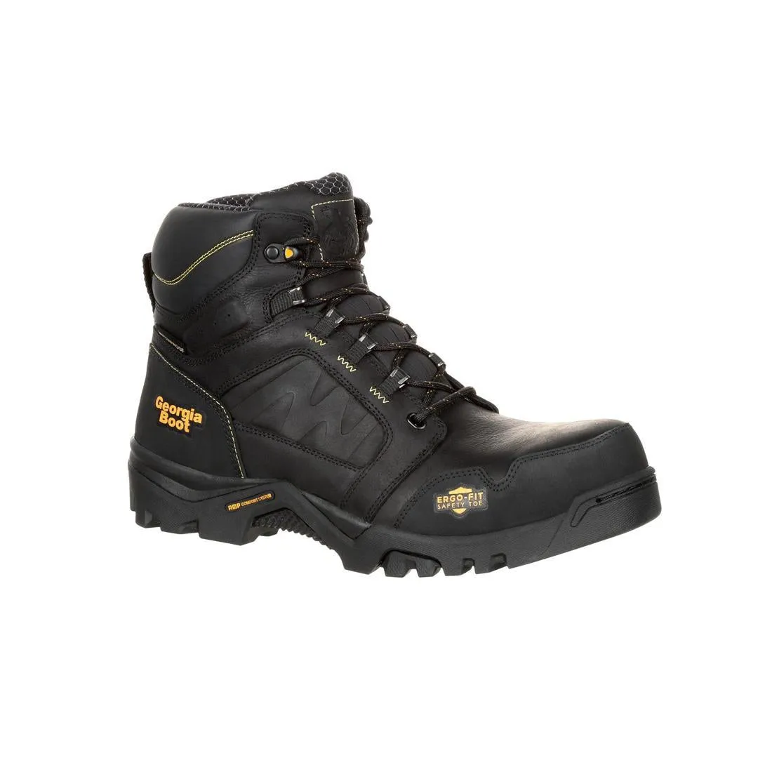 Amplitude Composite Toe Waterproof Work Boot Black