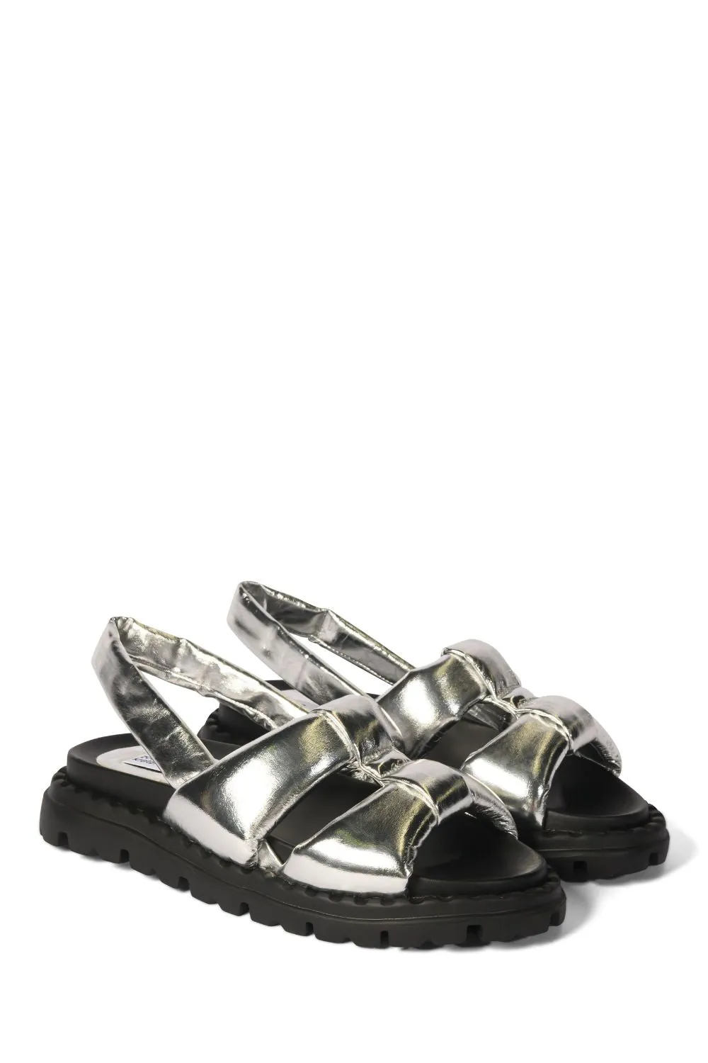 arc sandal - platinum