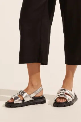 arc sandal - platinum