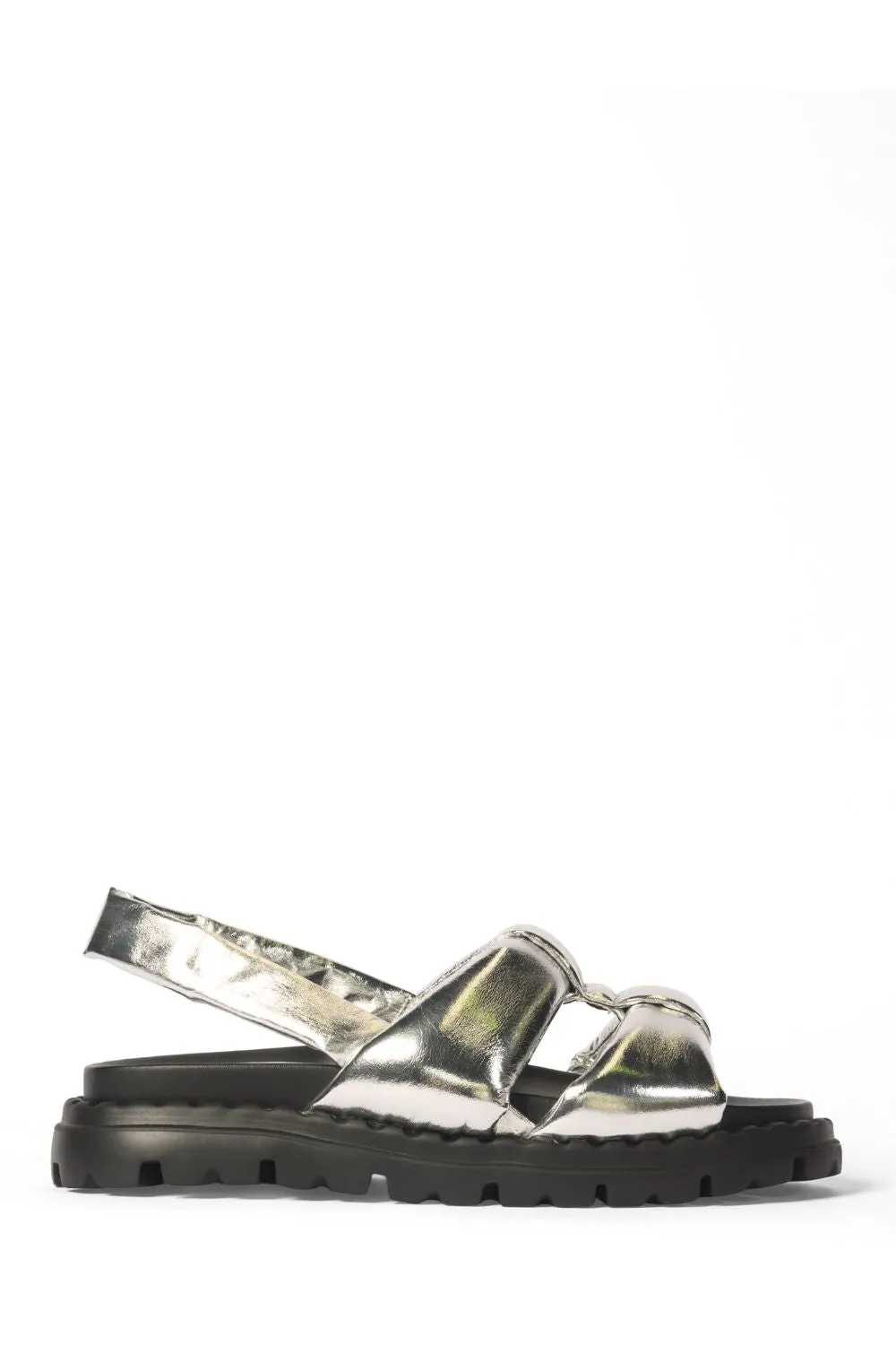 arc sandal - platinum