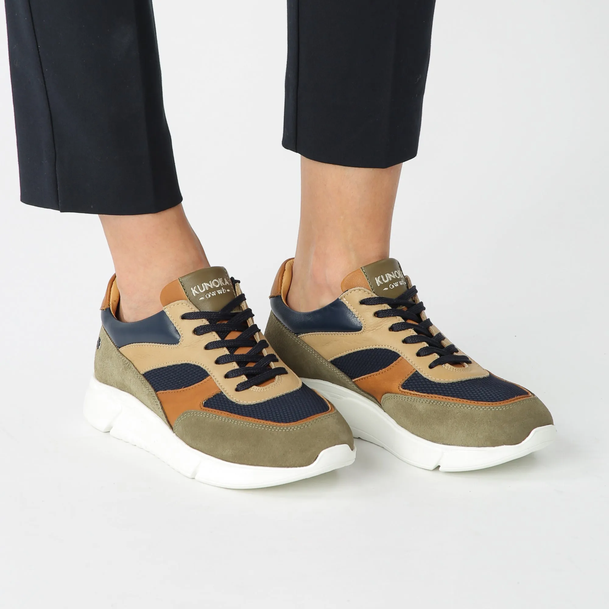 ARI platform sneaker - hail stone
