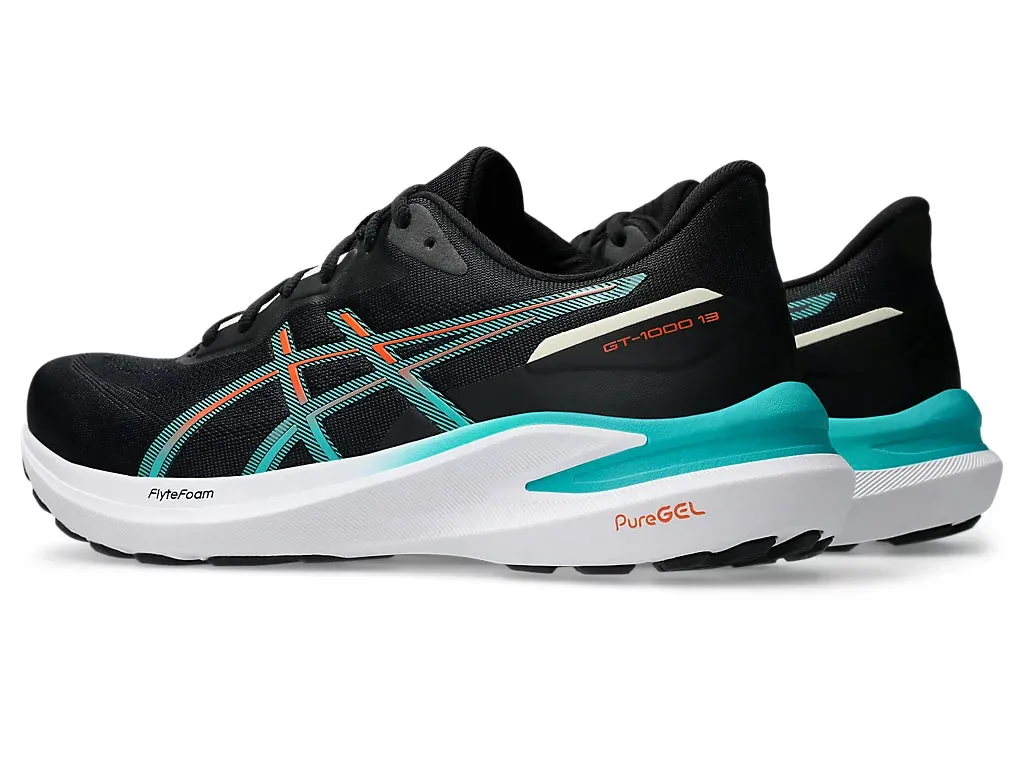 ASICS GT-1000 13 Men's - Black / Wave Teal