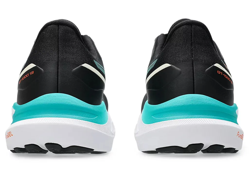 ASICS GT-1000 13 Men's - Black / Wave Teal