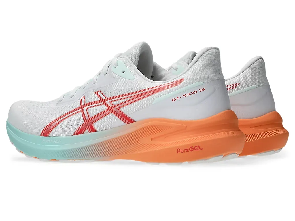 ASICS GT-1000 13 Men's / White / Coral Reef