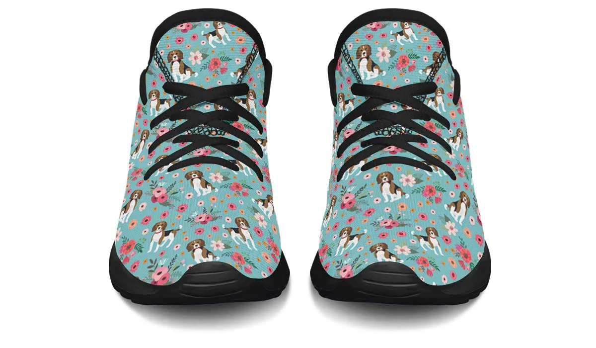 Beagle Flower Kids Sneakers