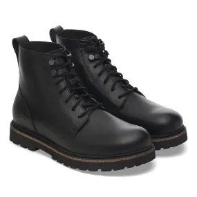 Birkenstock Highwood Lace Mid Leather Men's Black Boots
