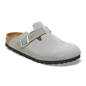 Boston Corduroy - The Birkenstock Clog in Stone Coin
