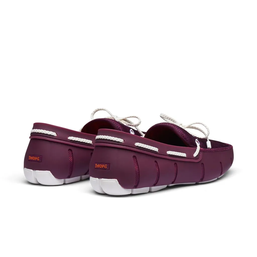 Braid Lace Loafer - Mulberry