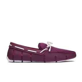 Braid Lace Loafer - Mulberry