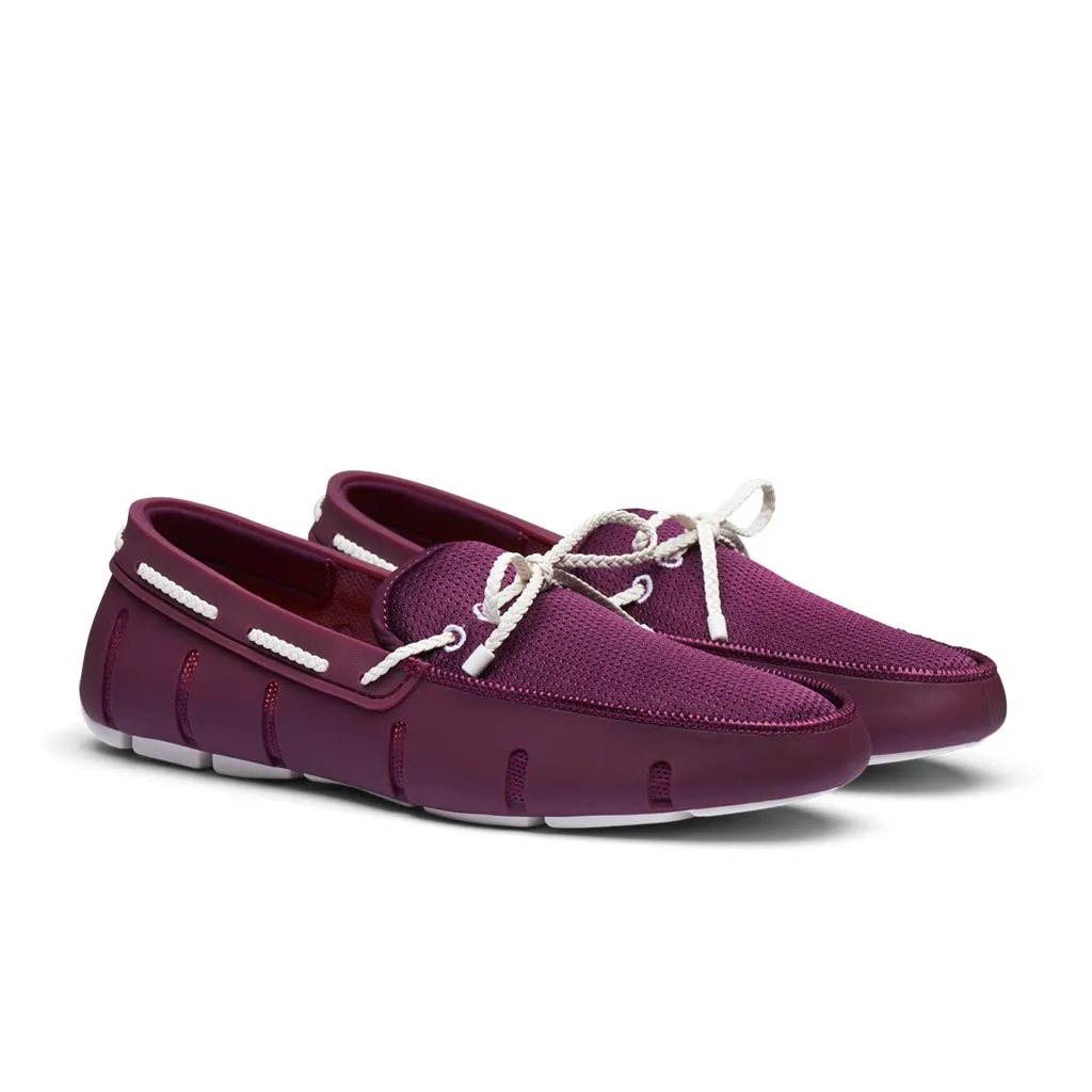 Braid Lace Loafer - Mulberry