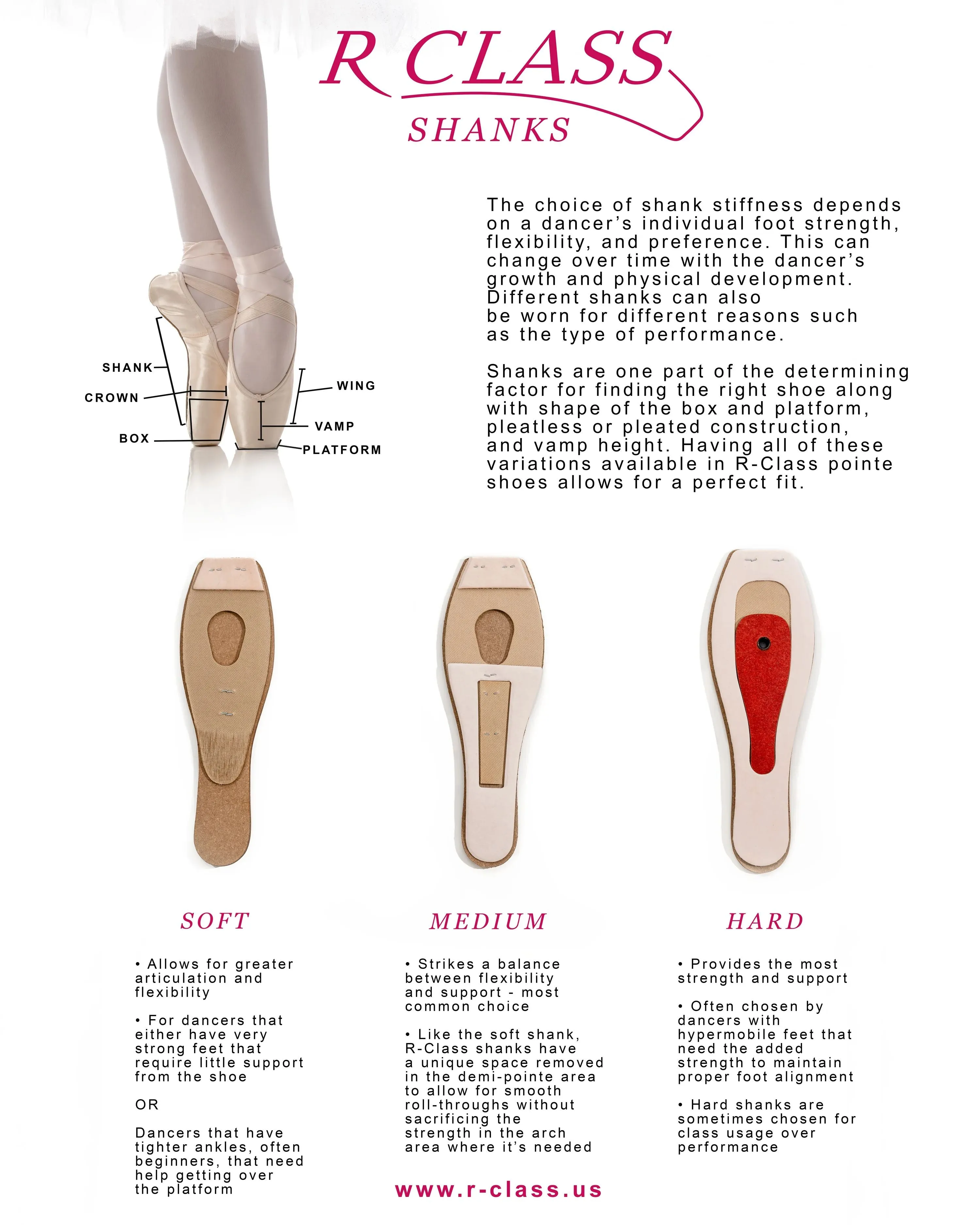 BRILLANTE Suede Tip RC27 Pointe Shoe by R Class