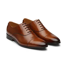 Brown Modern Sleek Captoe