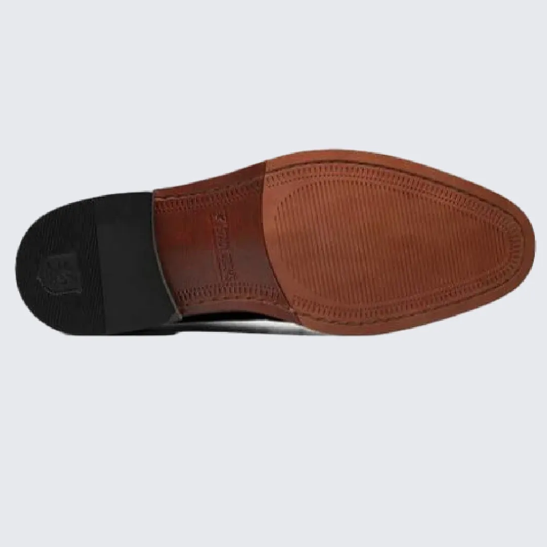 Chocolate Plain Toe Oxford Shoe By Stacy Adams