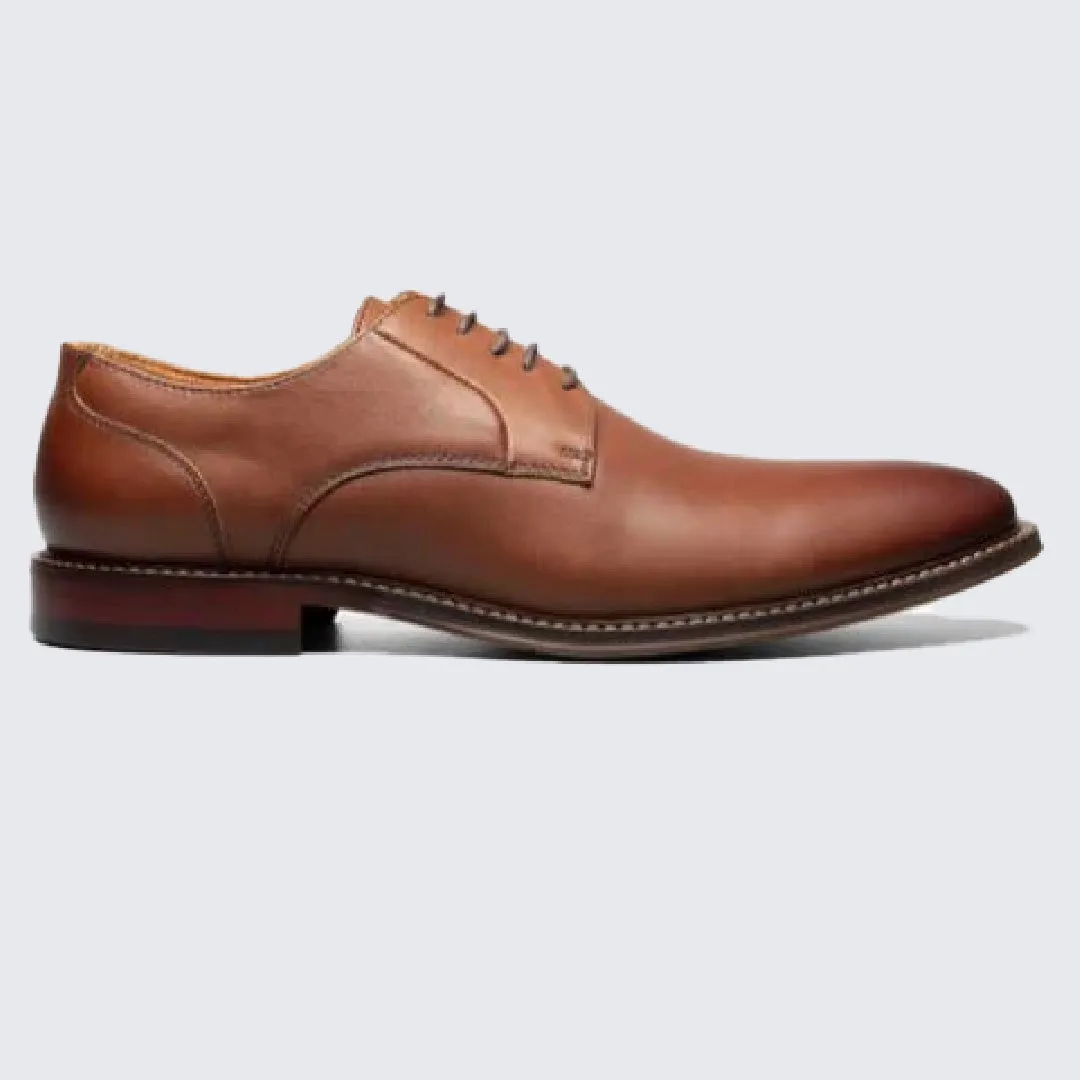 Chocolate Plain Toe Oxford Shoe By Stacy Adams