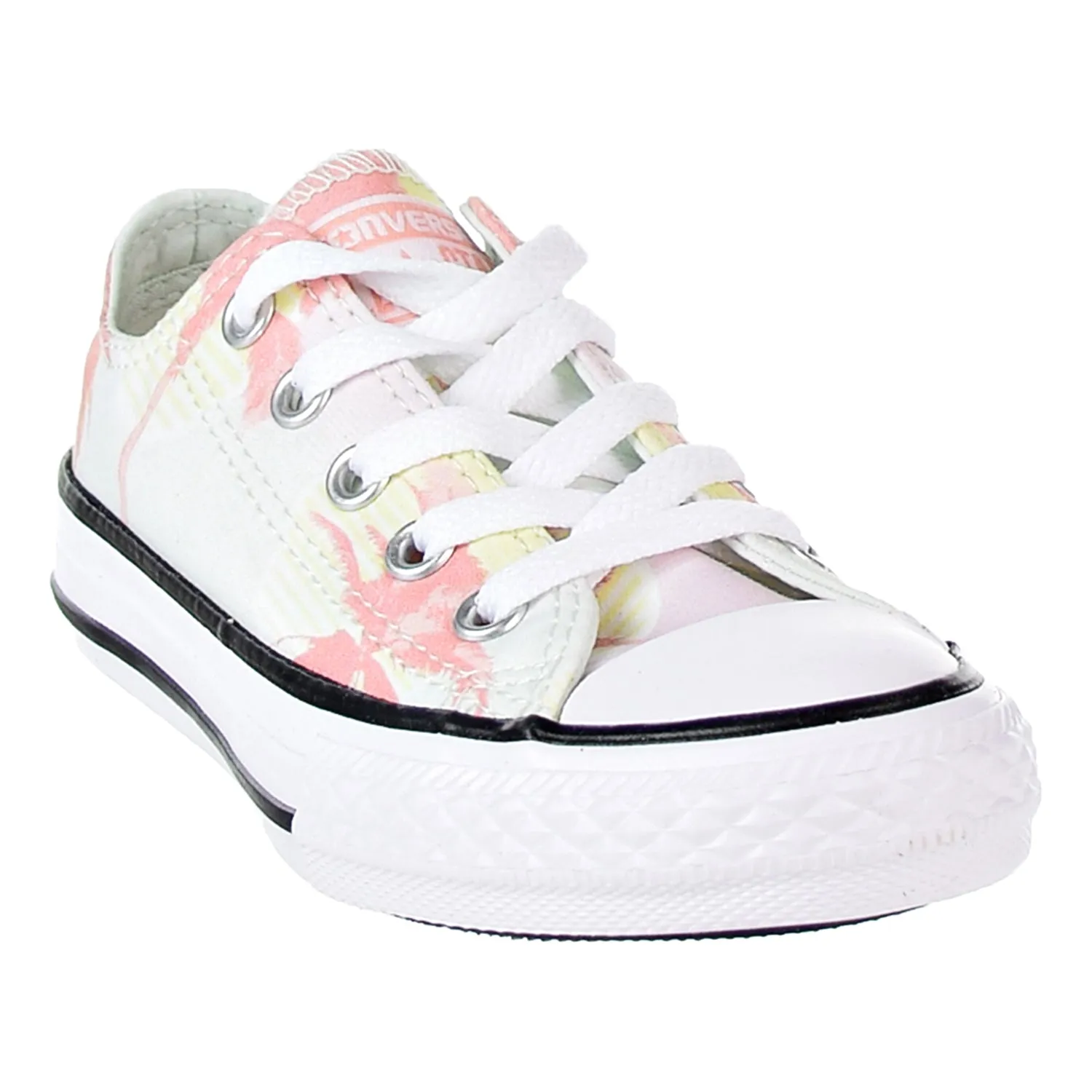 Converse Chuck Taylor All Star OX Big Kid's Shoes Barely Green/Pale Coral/White