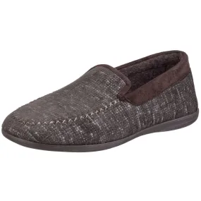 Cotswold Stanley Brown Mens Microfiber Slippers