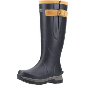 Cotswold Stratus Black Unisex Rubber Wellingtons