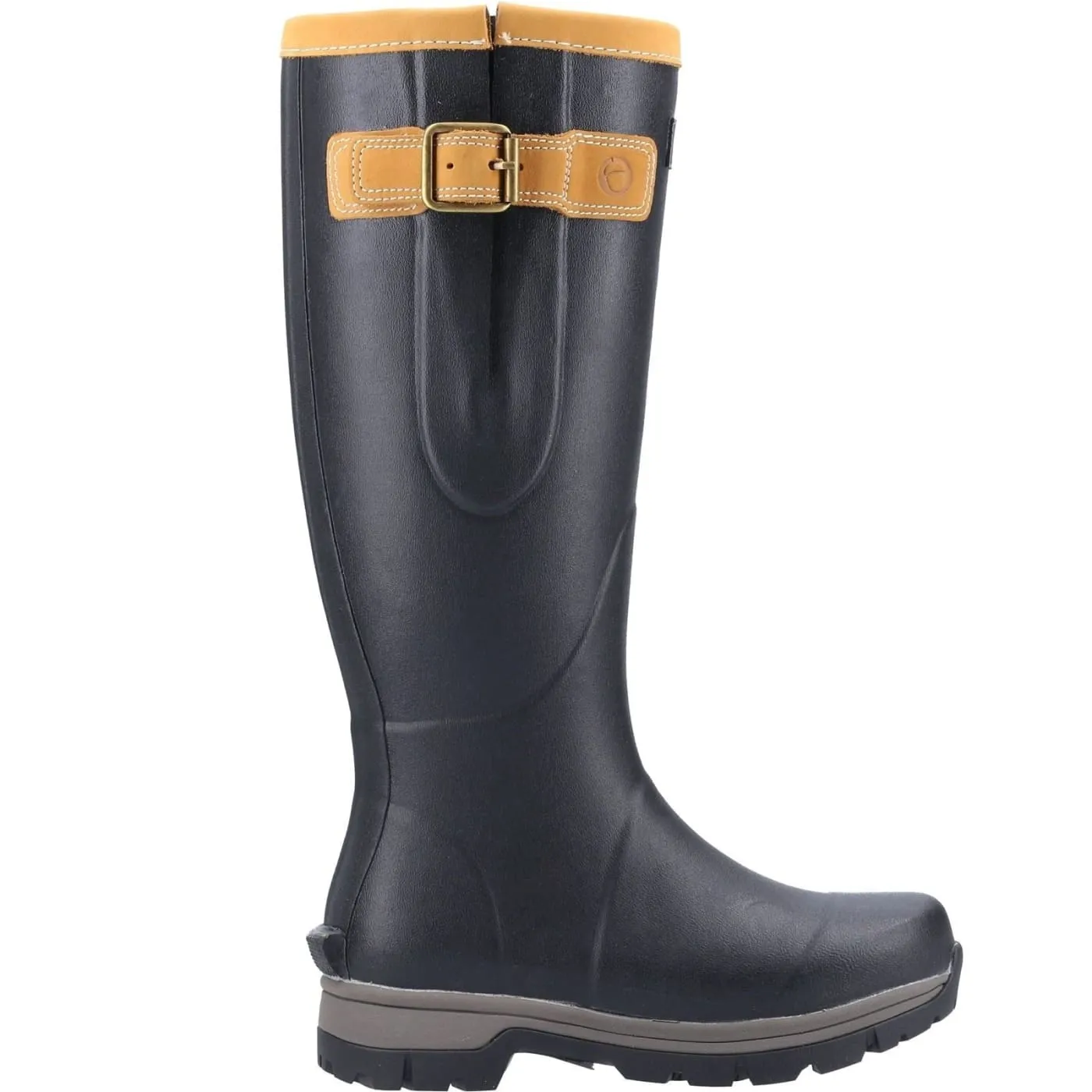 Cotswold Stratus Black Unisex Rubber Wellingtons