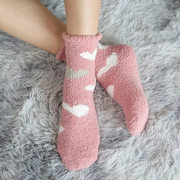 Cozy Heart Socks