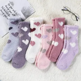 Cozy Heart Socks