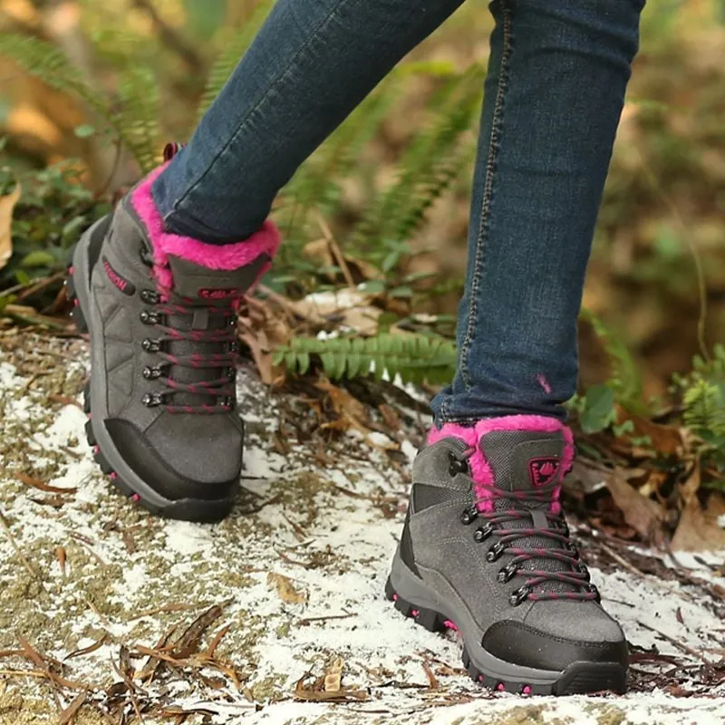 Cuzcare Orthopedic Women Boot Arch Support Warm Fur NonSlip High Ankle Boots