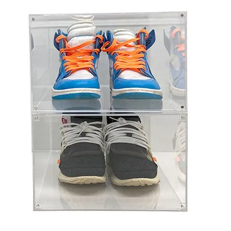 Drop Front Premium Sneaker Display Case | Acrylic