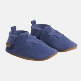 En-Fant Leather Slippers - Star Grisaille