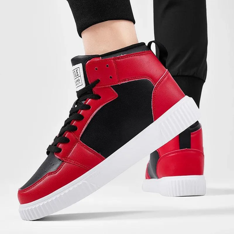 Fashion Stylish & Comfortable High-TopLeather Sports Sneakers Shoes for Men