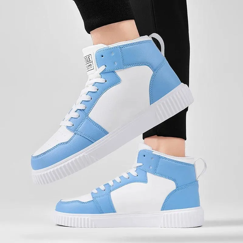 Fashion Stylish & Comfortable High-TopLeather Sports Sneakers Shoes for Men