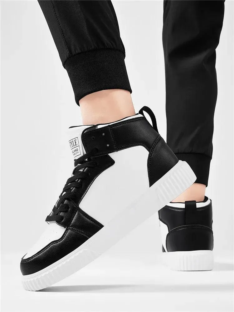 Fashion Stylish & Comfortable High-TopLeather Sports Sneakers Shoes for Men