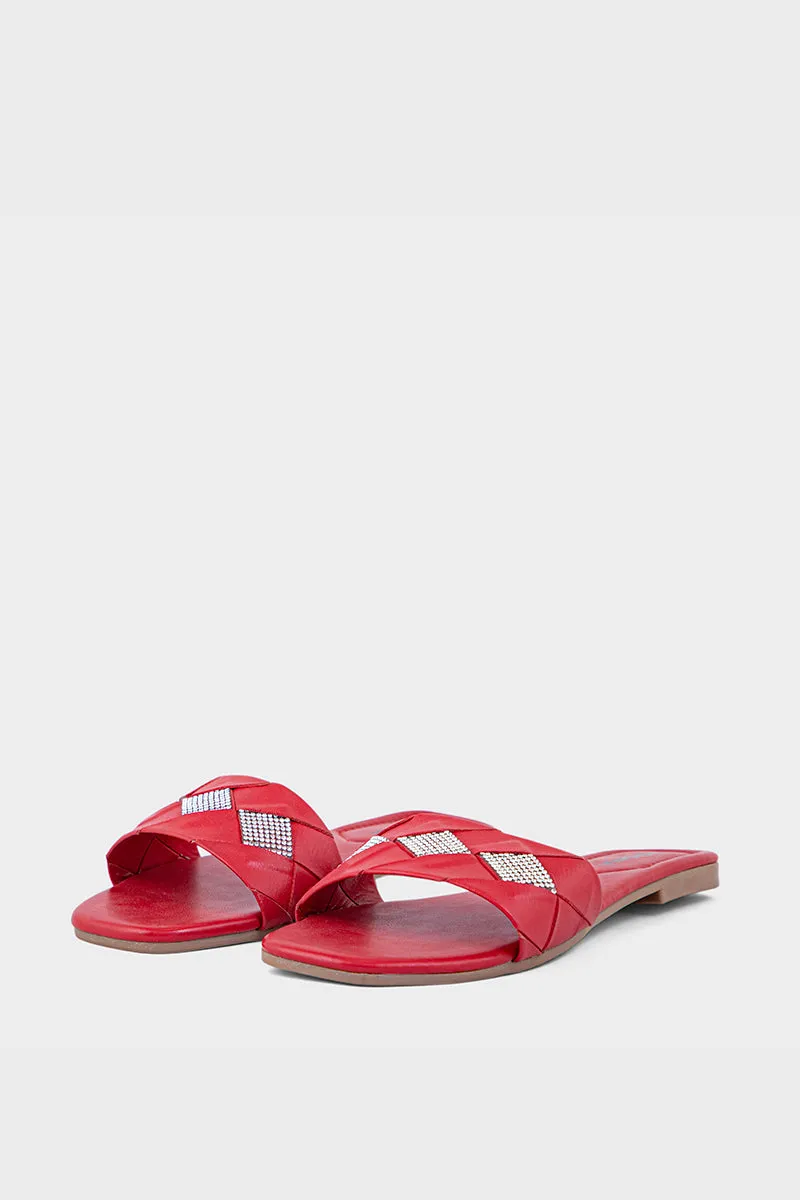 Formal Slip On I38512-Red