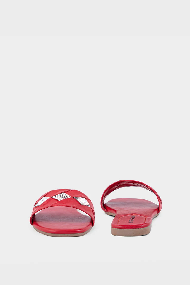 Formal Slip On I38512-Red