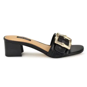Garta Buckle Slide Sandals