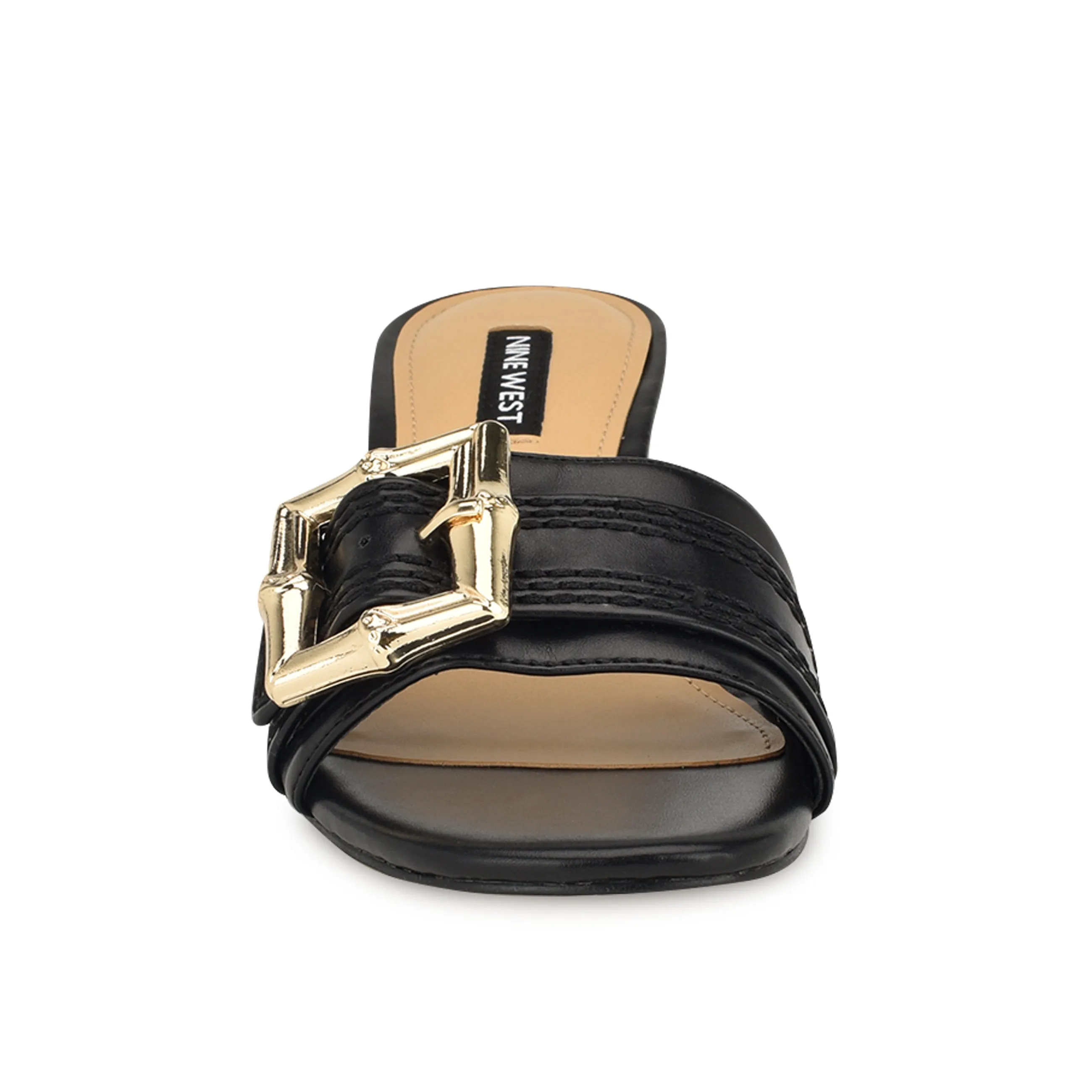 Garta Buckle Slide Sandals
