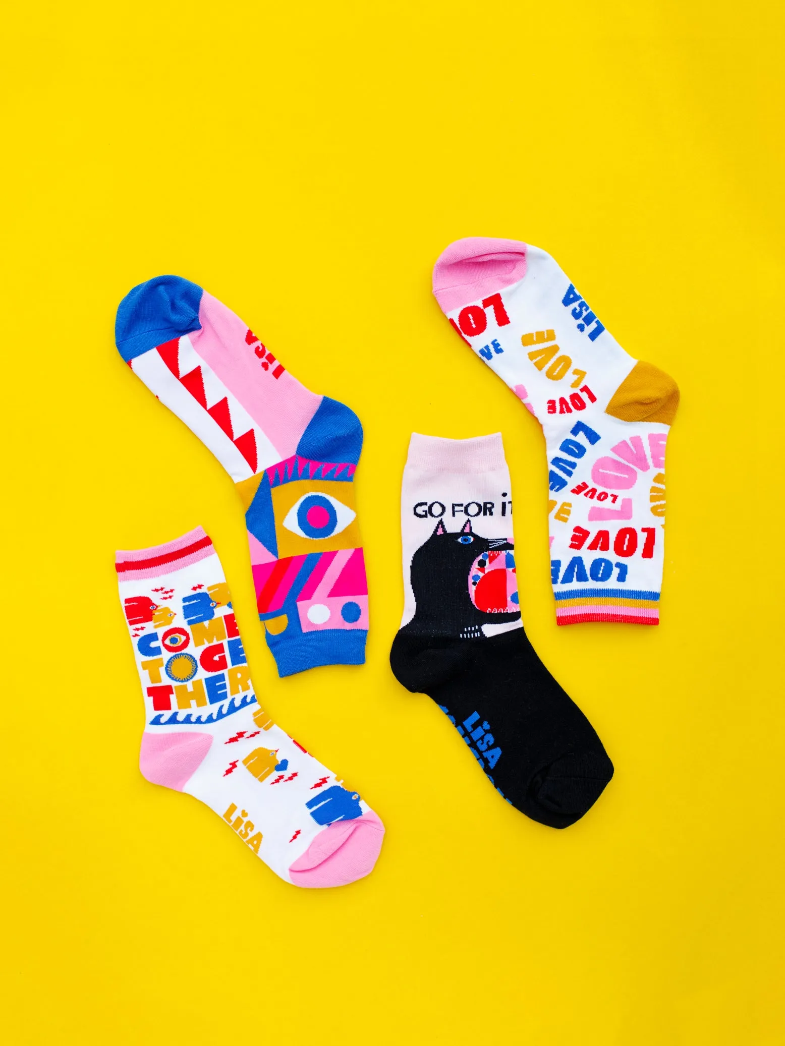 Go For It Crew Socks