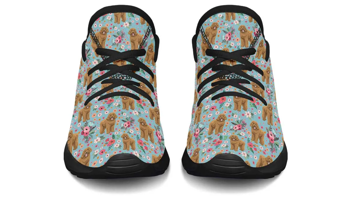 Goldendoodle Flower Kids Sneakers