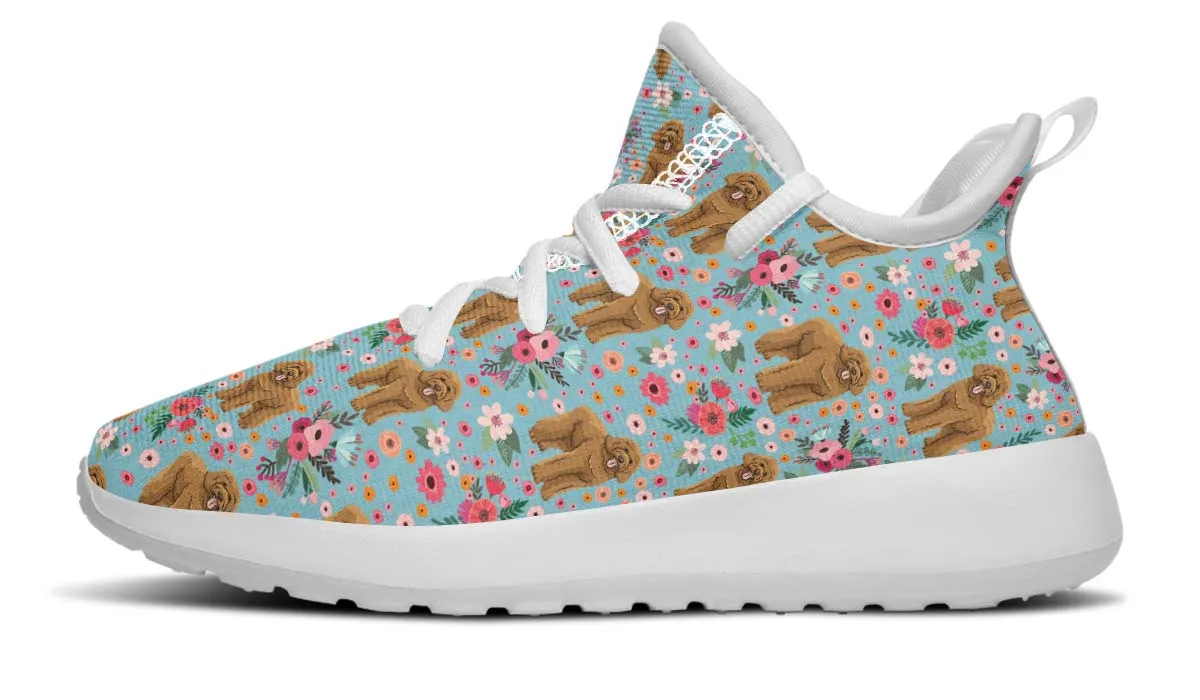 Goldendoodle Flower Kids Sneakers