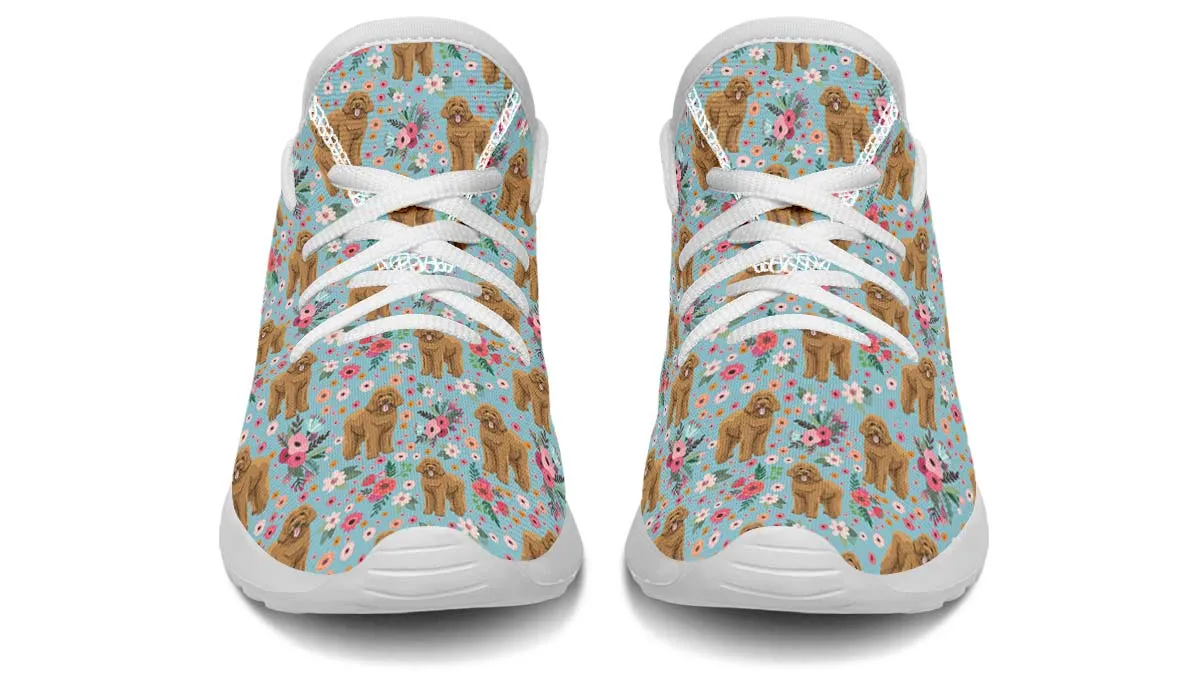 Goldendoodle Flower Kids Sneakers