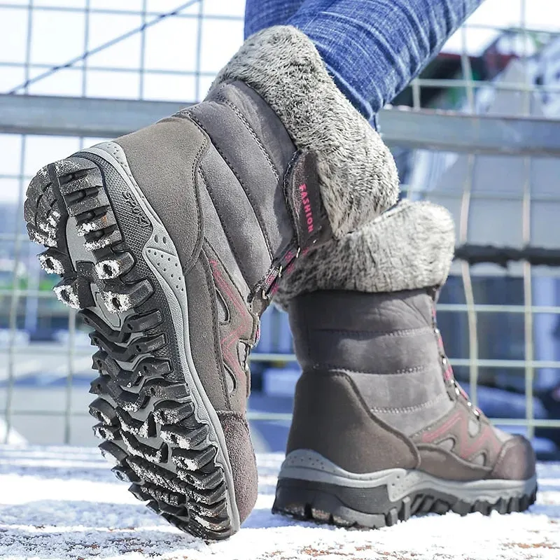 GRW Orthopedic Women Boots Arch Support Warm NonSlip High Top Boots