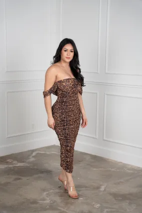Hailey - Animal Print Pencil Dress