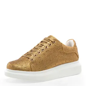 J75 Slick All Over Stone Sneaker Gold