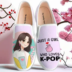 K-Pop Girl Slipons