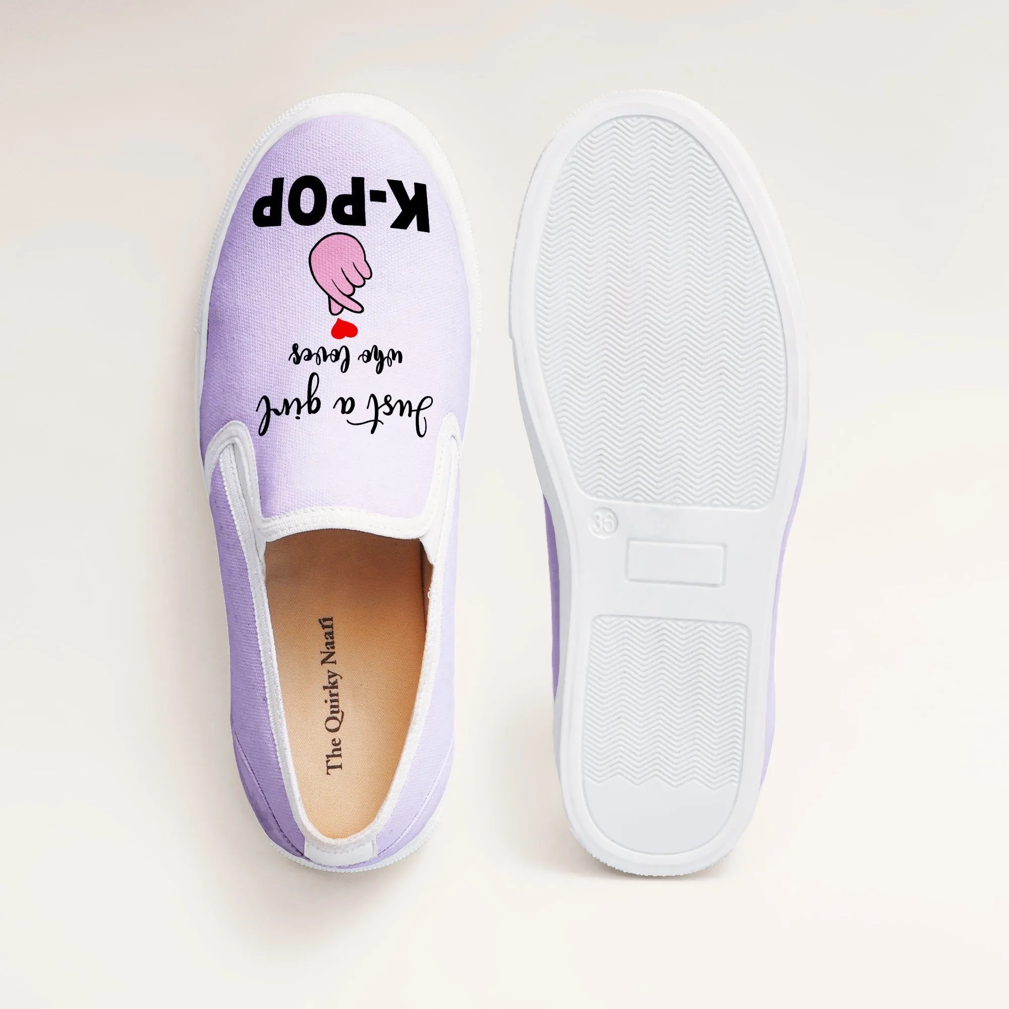 K-Pop Girl Slipons