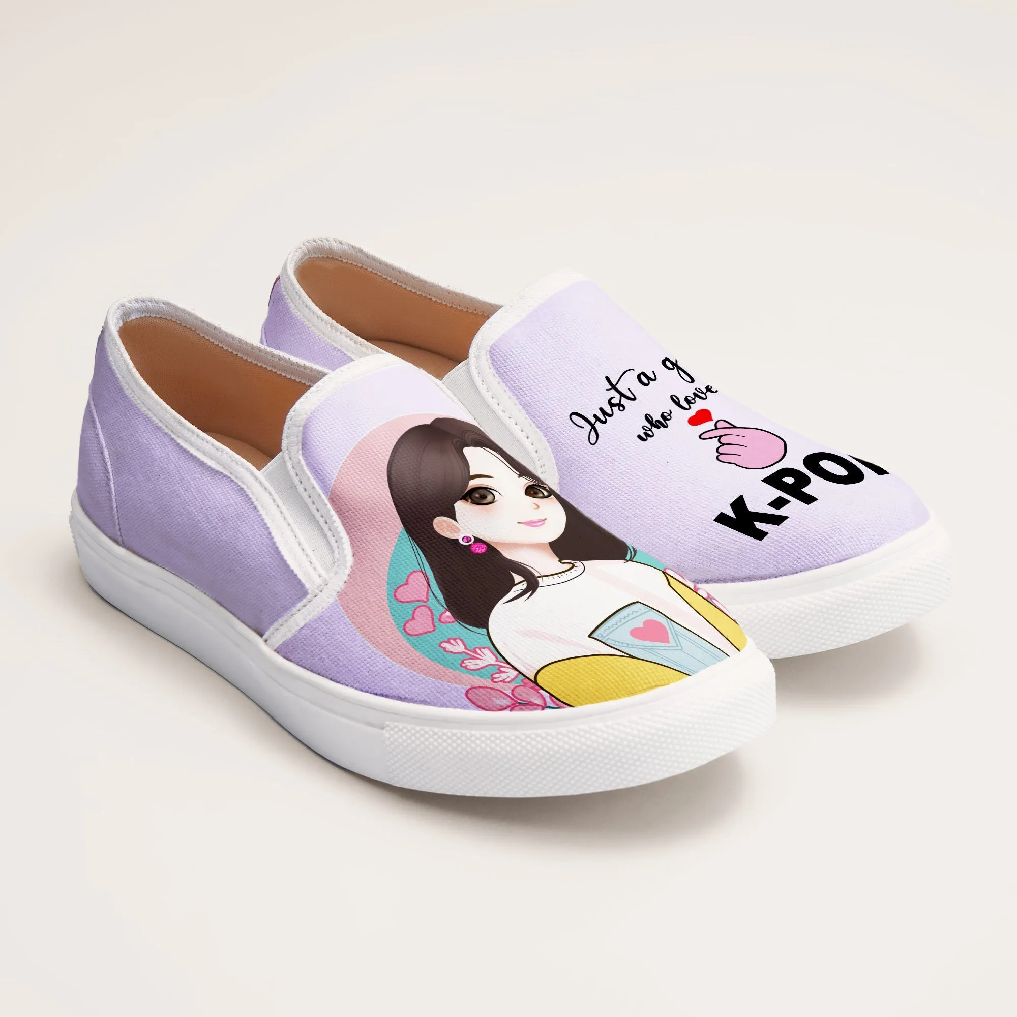 K-Pop Girl Slipons