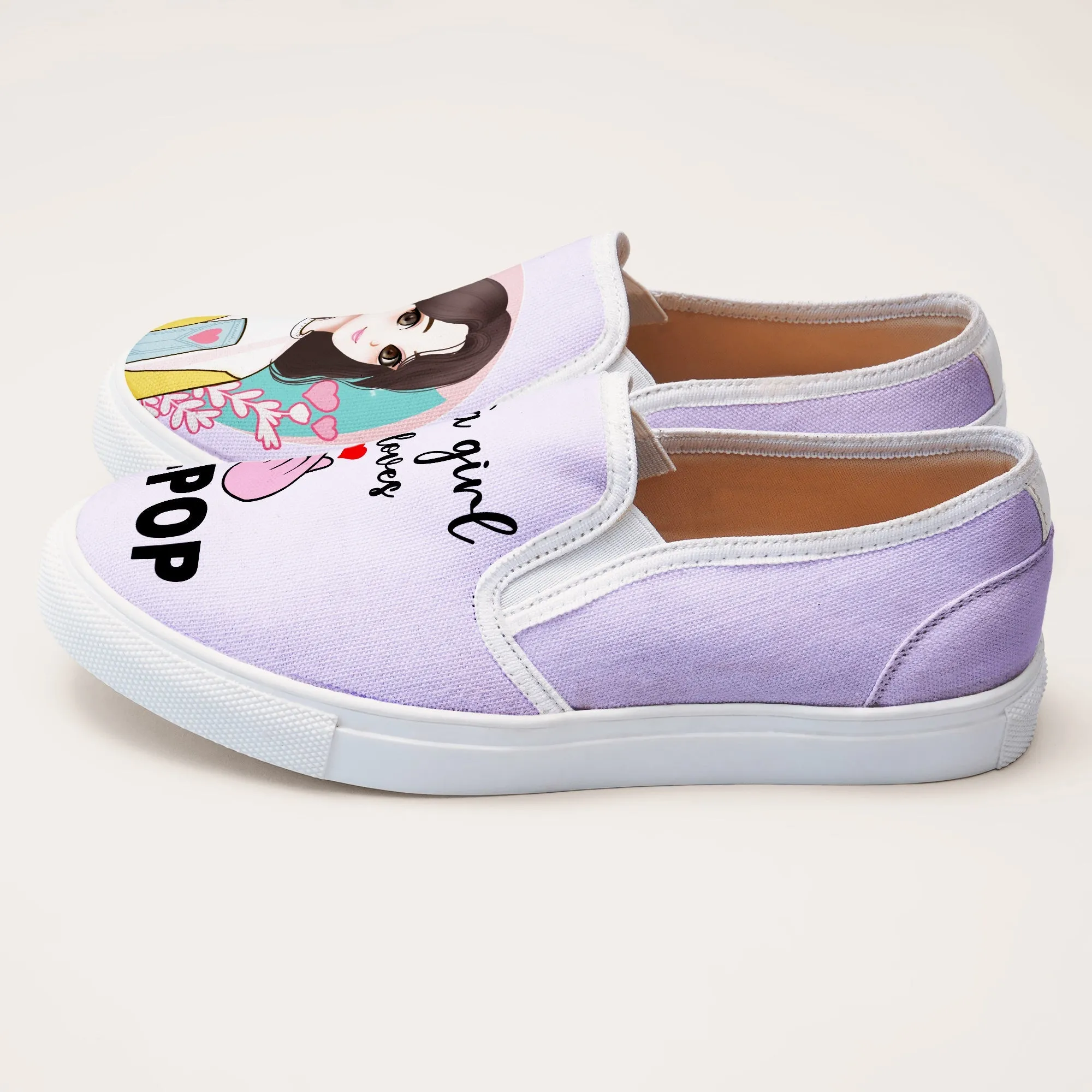 K-Pop Girl Slipons