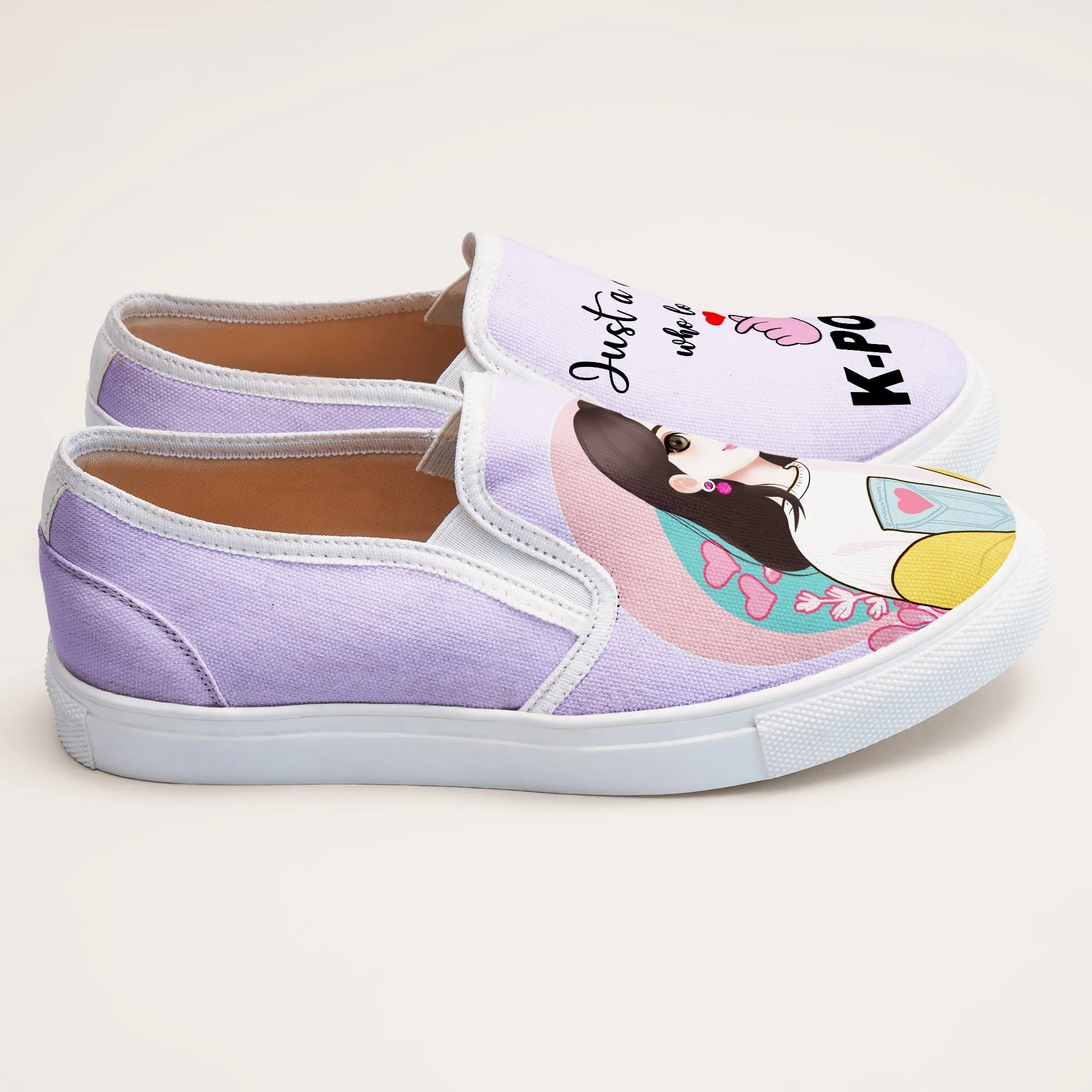 K-Pop Girl Slipons